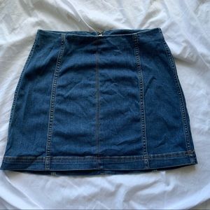 Wild Fable Jean Skirt